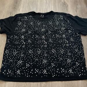 Dkny jeans rhinestone tee